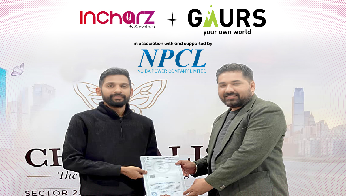 Incharz Partners with Gaurs Group to Expand Public EV Charging Network across NCR